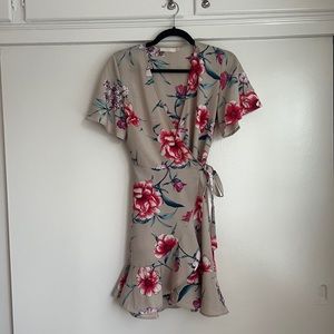Lush wrap dress